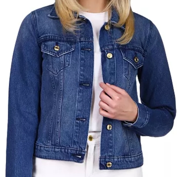 Michael Kors Jean Jacket Small - Picture 1 of 10
